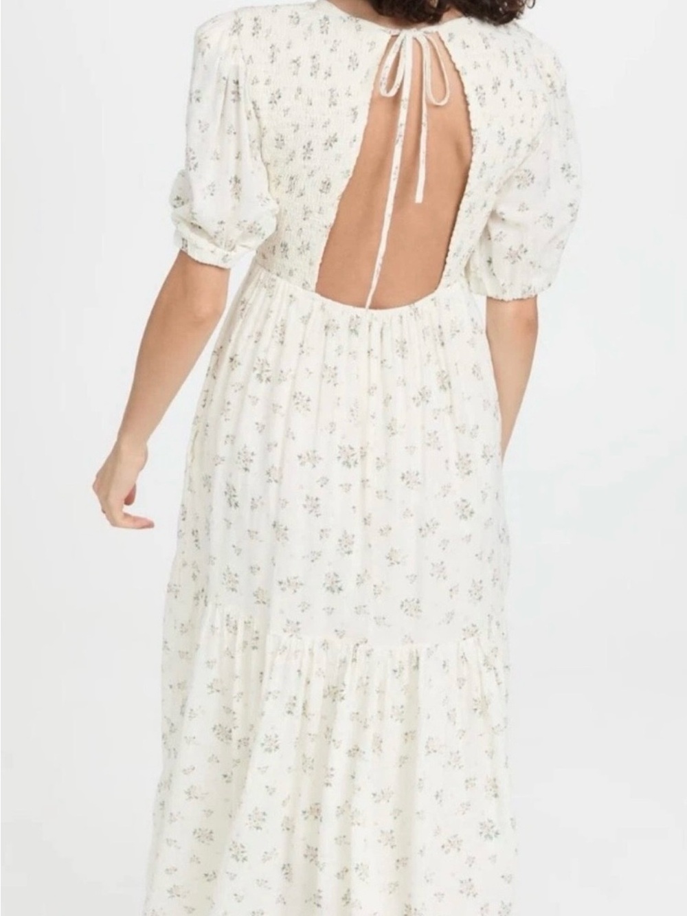 En Saison Backless Refine Midi Dress